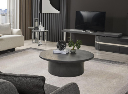 Coffee table Side table Living room Table Gray Wood Design Furniture